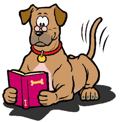 reading dog